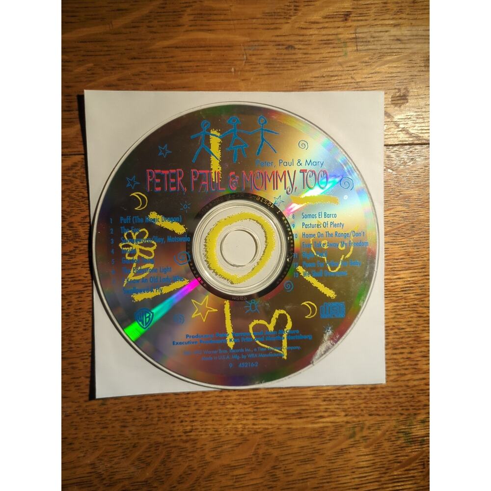 Peter, Paul, & Mary Peter, Paul, & Mommy, Too CD Disc Only